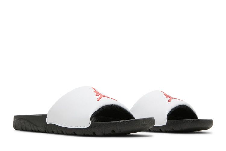 Jordan Break Slide in Black University Red White - product image from the listing.