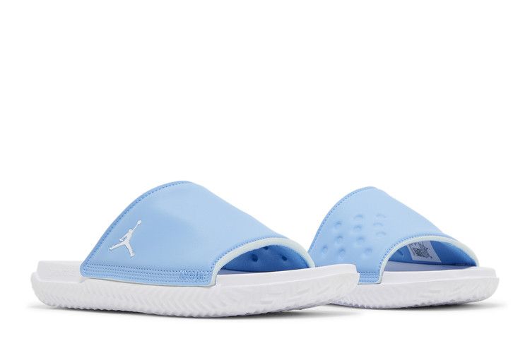 Jordan Play Slide in University Blue White - product image from the listing.