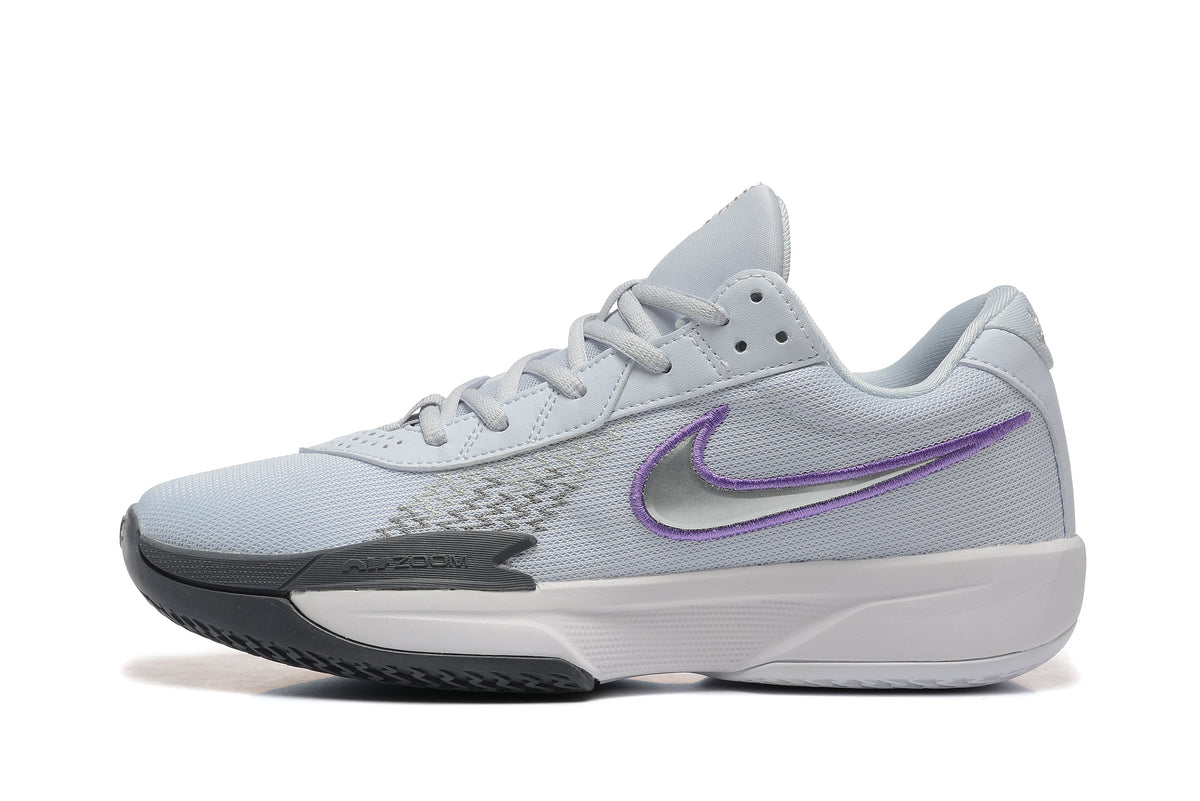 Nike Zoom Court Lite 3 White Grey Purple Tennis Footwear - product image from the listing.