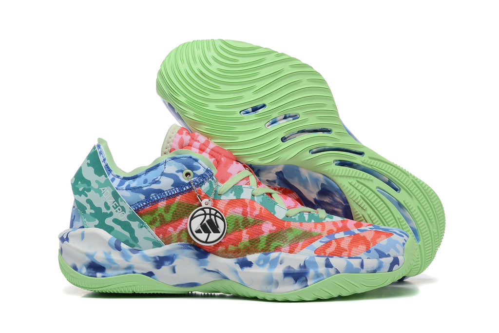 Adidas Basketball Trainers in Multicolor Camouflage - product image from the listing.