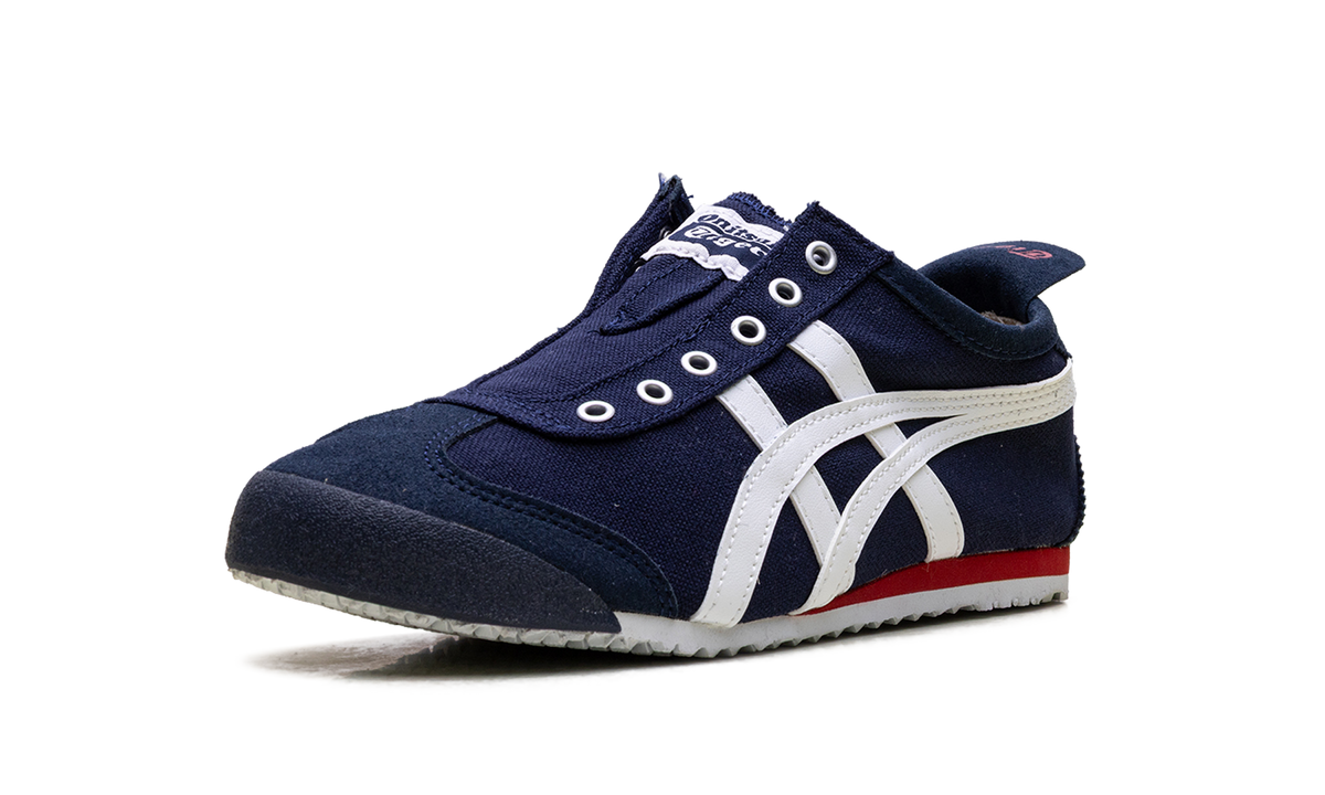 Onitsuka Tiger Mexico 66 Slip On in Navy Off White Red 195933 - product image from the listing.