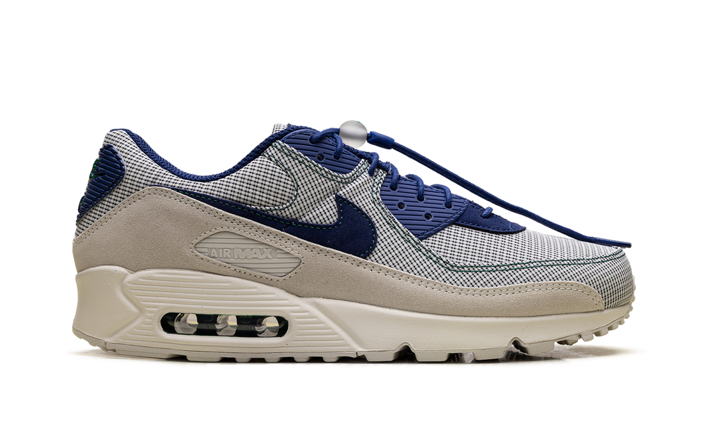 "Coconut Milk Deep Royal Blue" Air Max 90 IR1950 100 - product image from the listing.