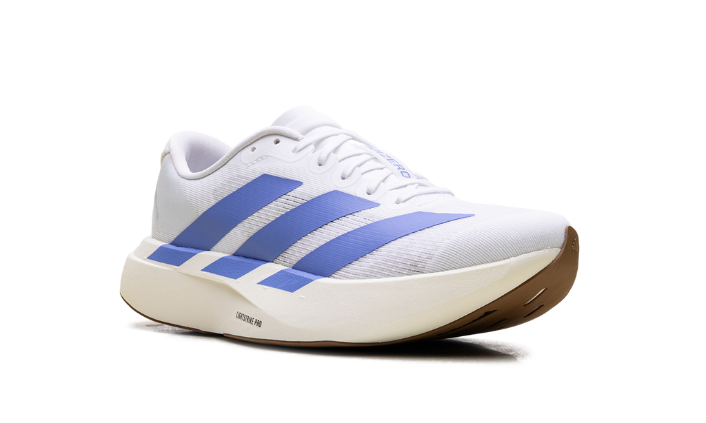 Women's adiZero EVO SL "White Blue Fusion" JS4454 - product image from the listing.