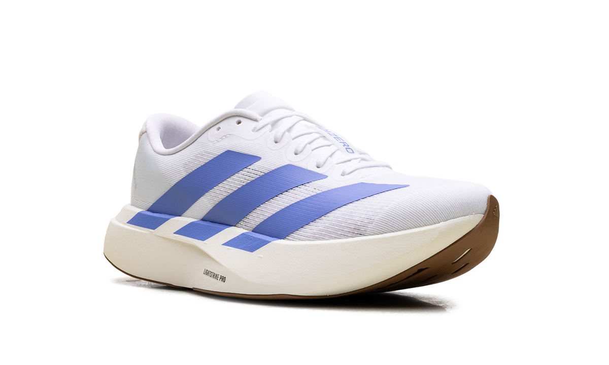 Women's adiZero EVO SL "White Blue Fusion" JS4454 - product image from the listing.