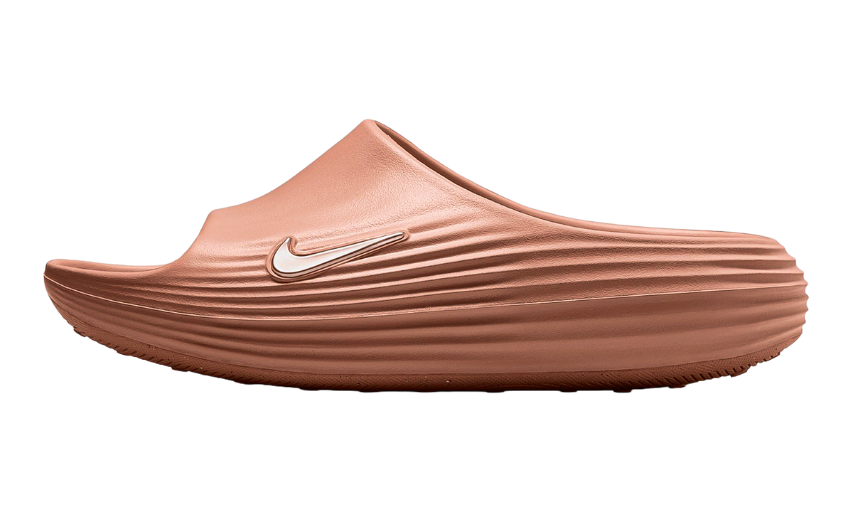 Women's ReactX Rejuven8 Slide "Rose Gold" HV4484 601 - product image from the listing.