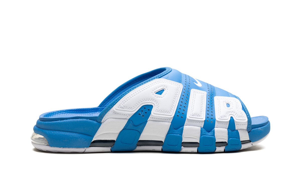 "University Blue" Nike Air More Uptempo Slide FD9884 400 - product image from the listing.
