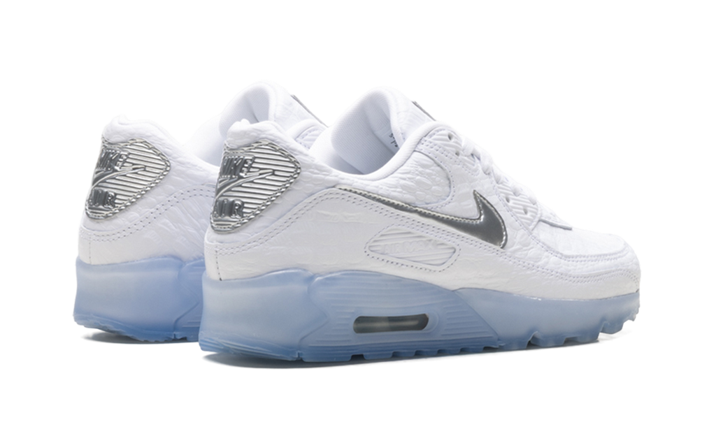 "White Croc Blue Tint" Air Max 90 Terrascape IU3638 100 - product image from the listing.