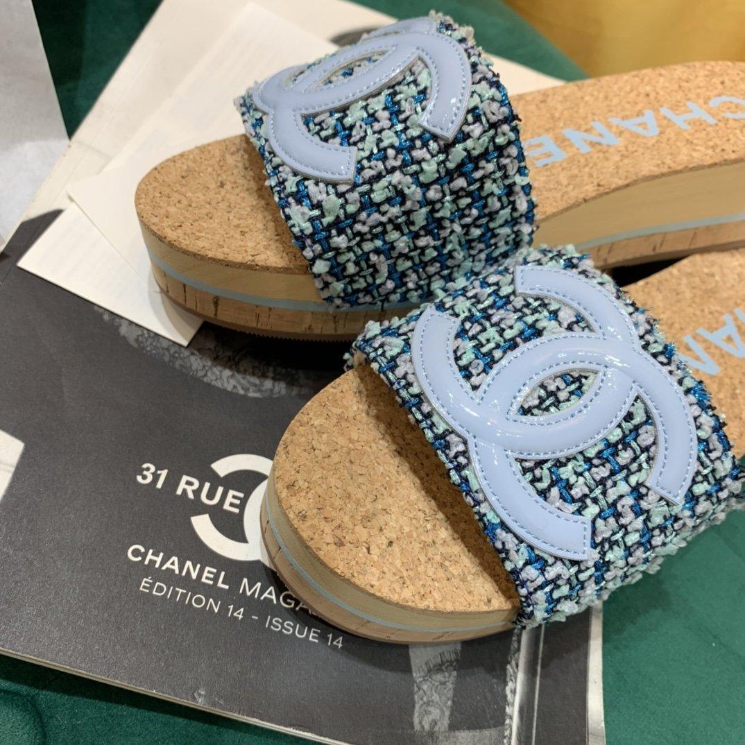 Sandals by Chanel - product photo shown in the listing for this item.