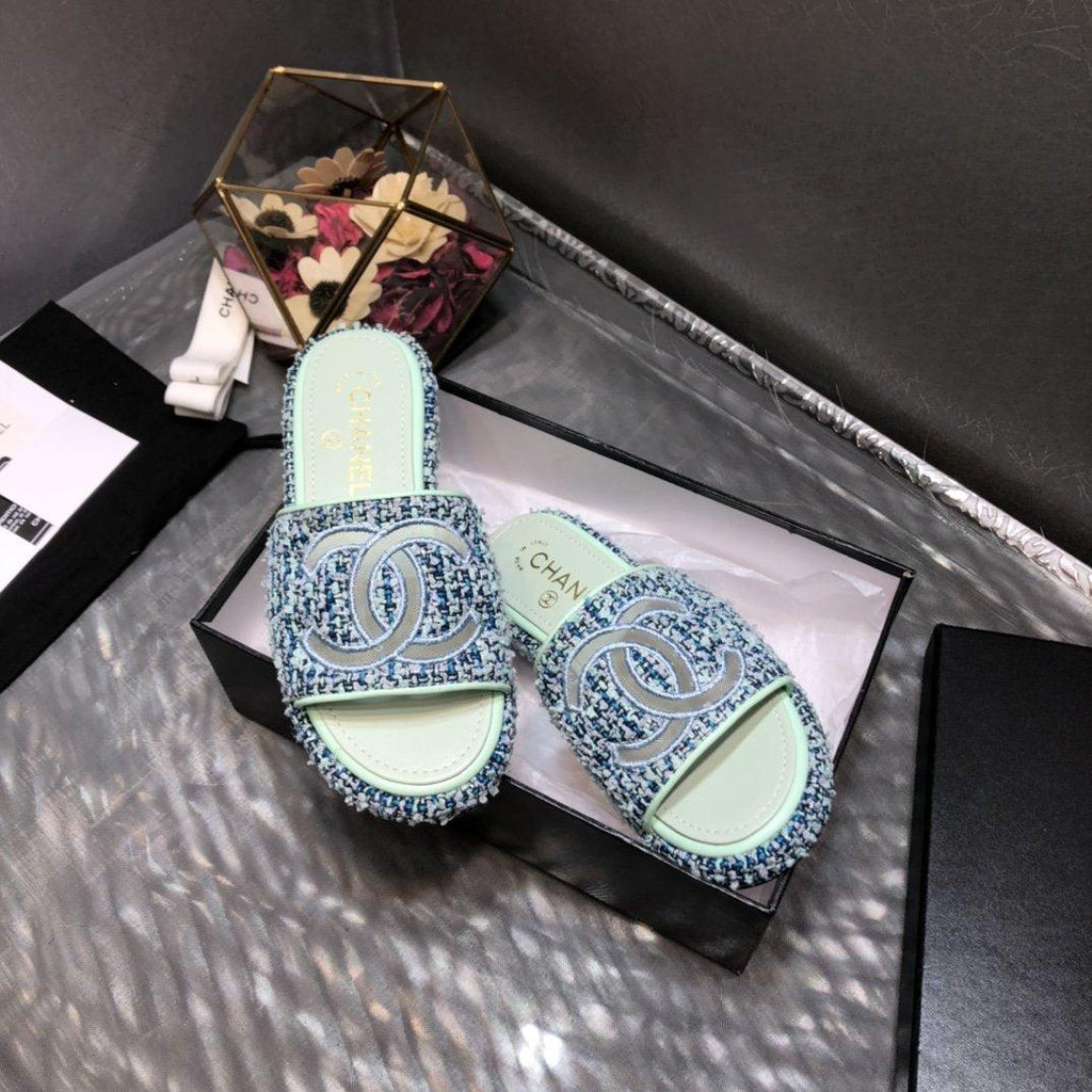 Sandals by Chanel - product photo shown in the listing for this item.