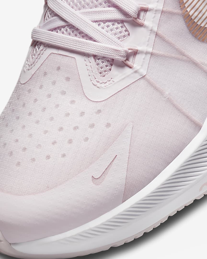 Nike Zoom Winflo 8 Running Shoes CW3421-500 in Pink - product image from the listing.