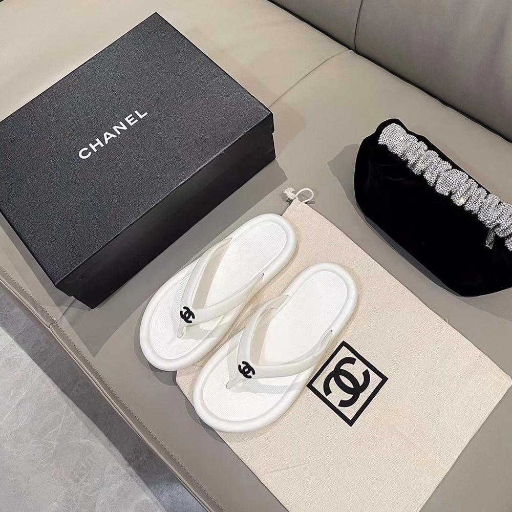 Sandals by Chanel - product photo shown in the listing for this item.