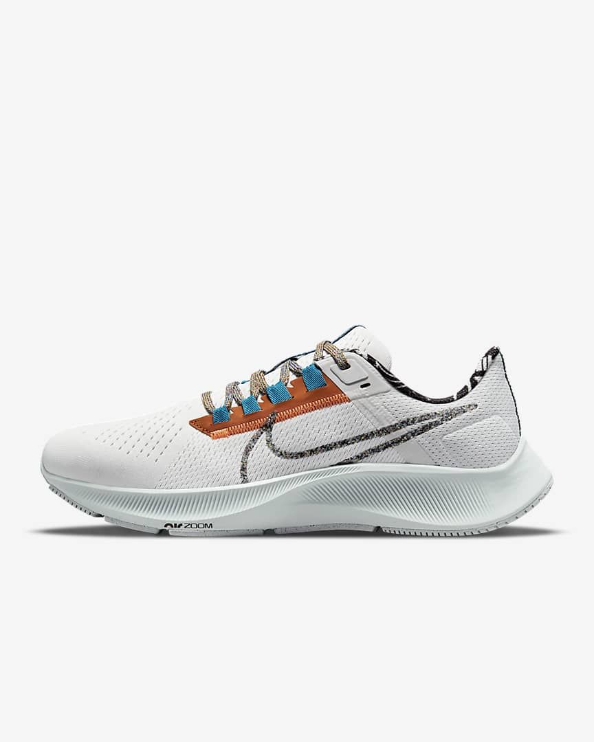 Nike Air Zoom Pegasus 38 Running Shoes in White DC4520-100 - product image from the listing.