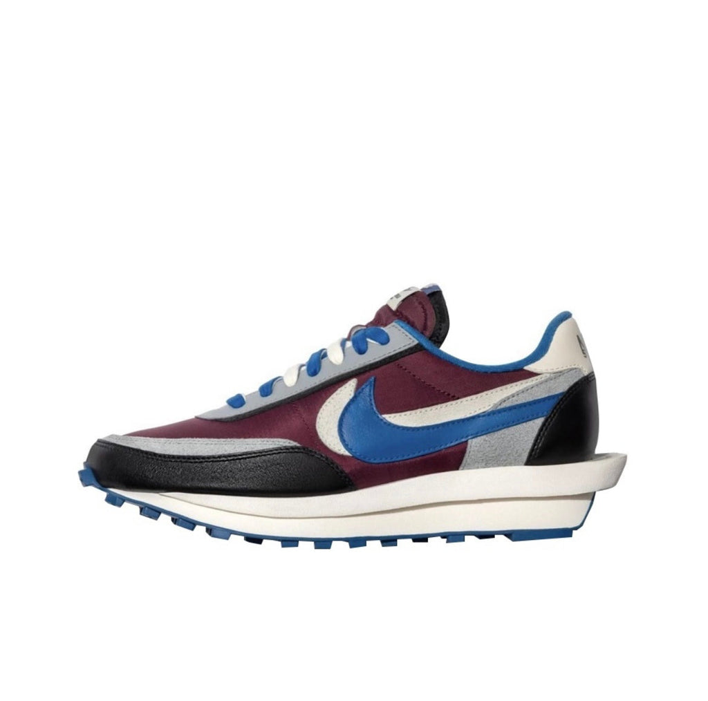Nike LDWaffle sacai x UNDERCOVER in Burgundy Blue DJ4877-600 - product image from the listing.