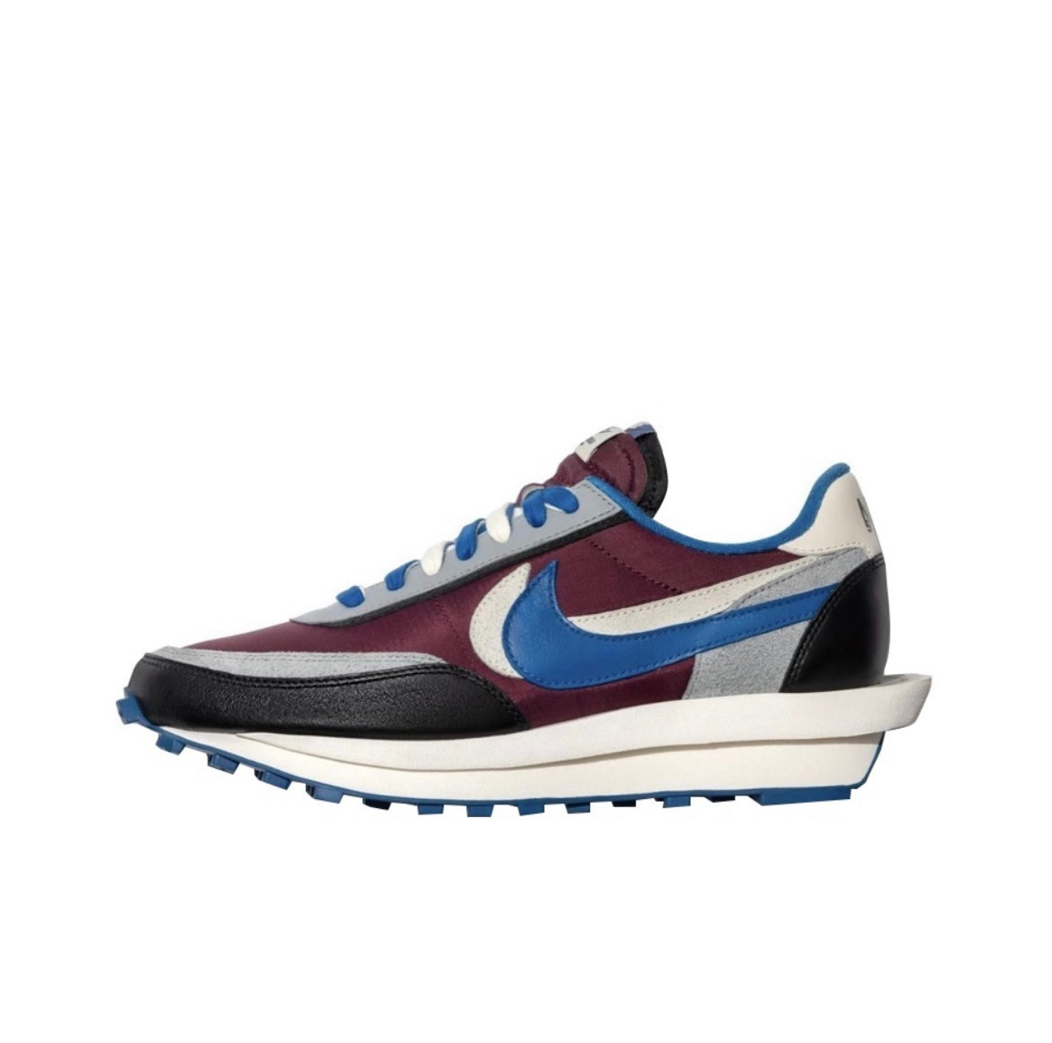 Nike LDWaffle sacai x UNDERCOVER in Burgundy Blue DJ4877-600 - product image from the listing.