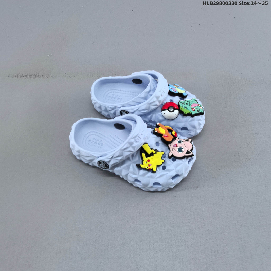 Crocs Classic Clog Kids' Footwear with Character Charms - product image from the listing.