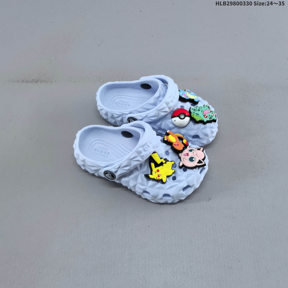 Crocs Classic Clog Kids' Footwear with Character Charms - product image from the listing.