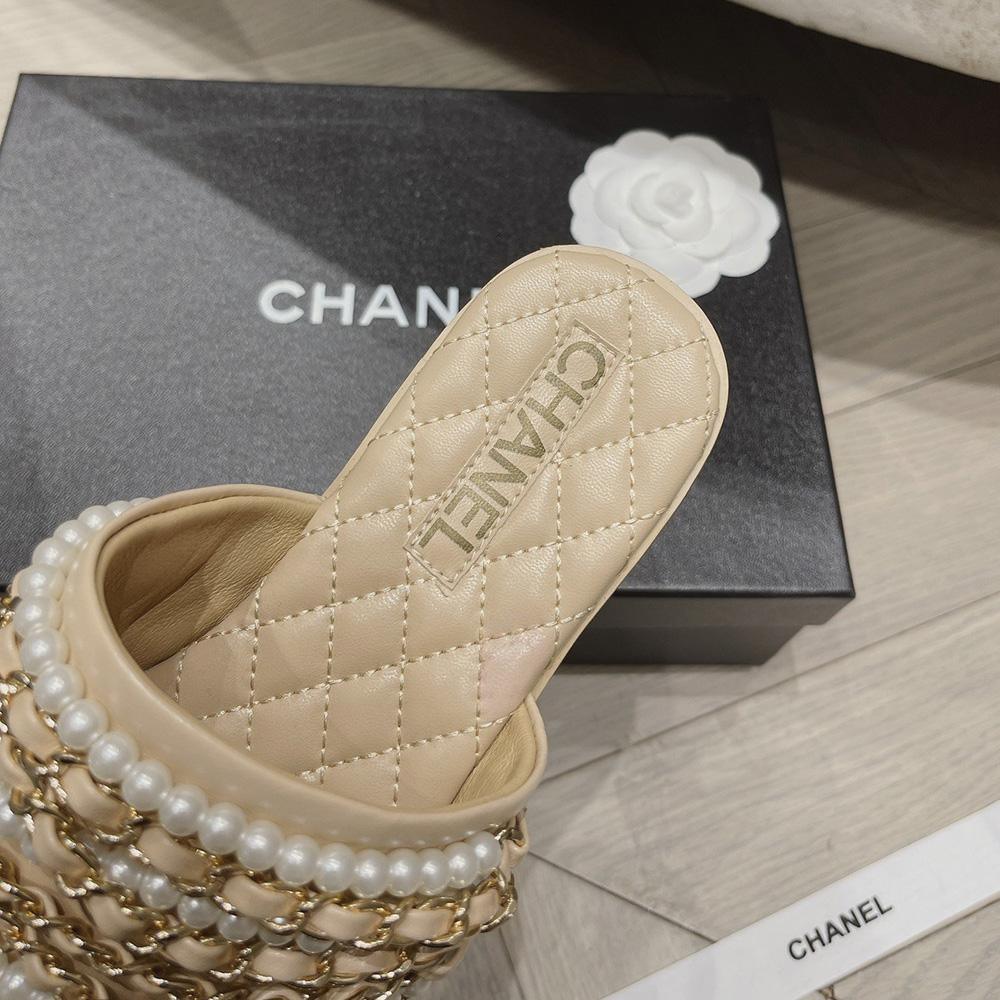 Sandals by Chanel - product photo shown in the listing for this item.