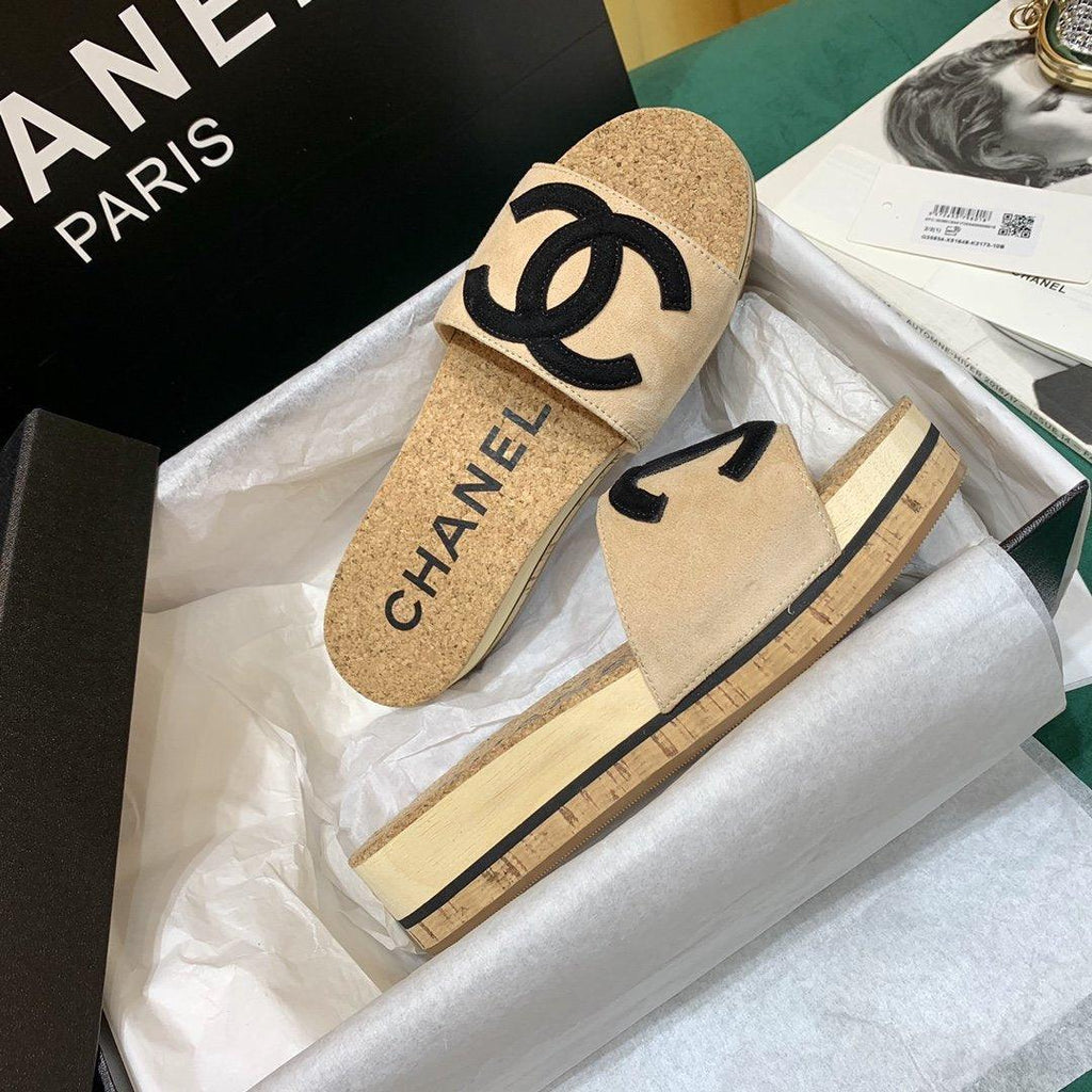 Sandals by Chanel - product photo shown in the listing for this item.