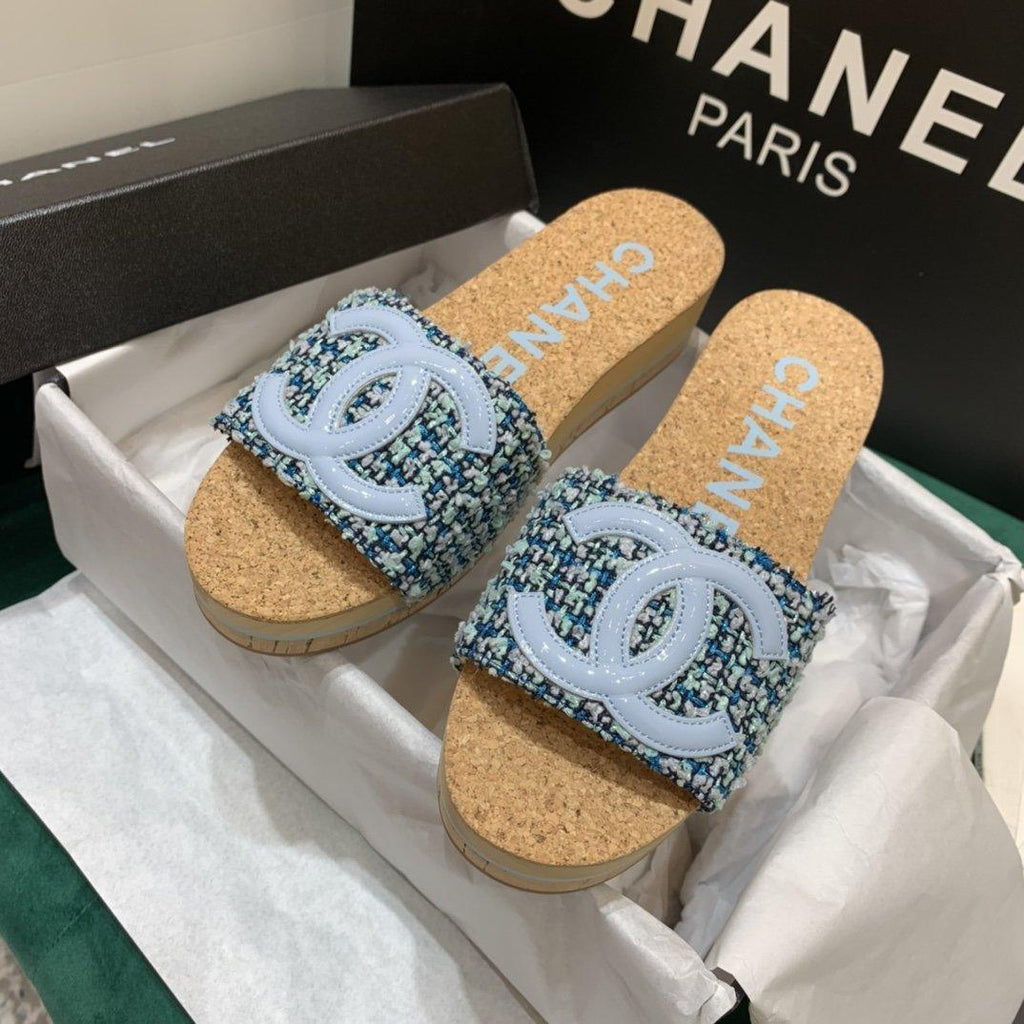 Sandals by Chanel - product photo shown in the listing for this item.