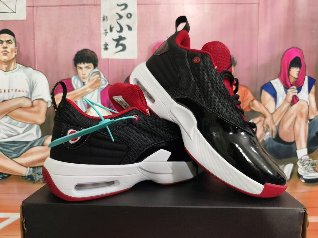 Jordan Basketball Sneakers in Black and Red - product image from the listing.