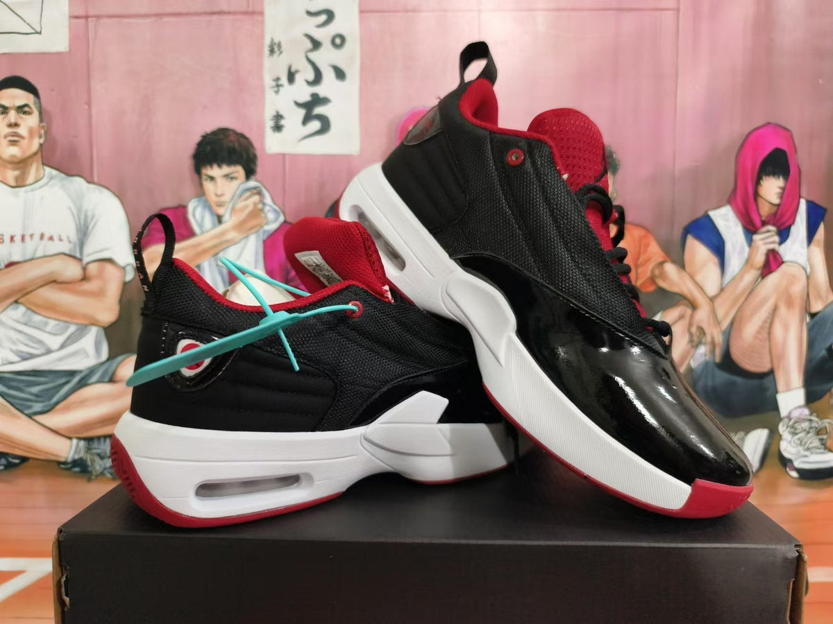 Jordan Basketball Sneakers in Black and Red - product image from the listing.