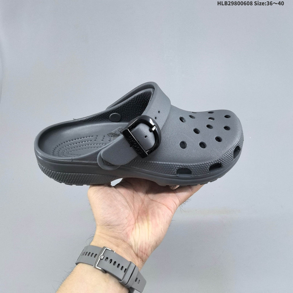 Charcoal Gray Crocs Classic Clog - product image from the listing.