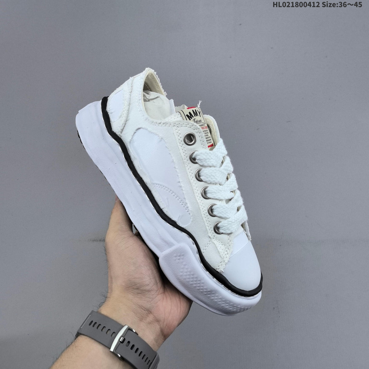 Maison MIHARA YASUHIRO Blakey Low Sneakers, in White - product image from the listing.