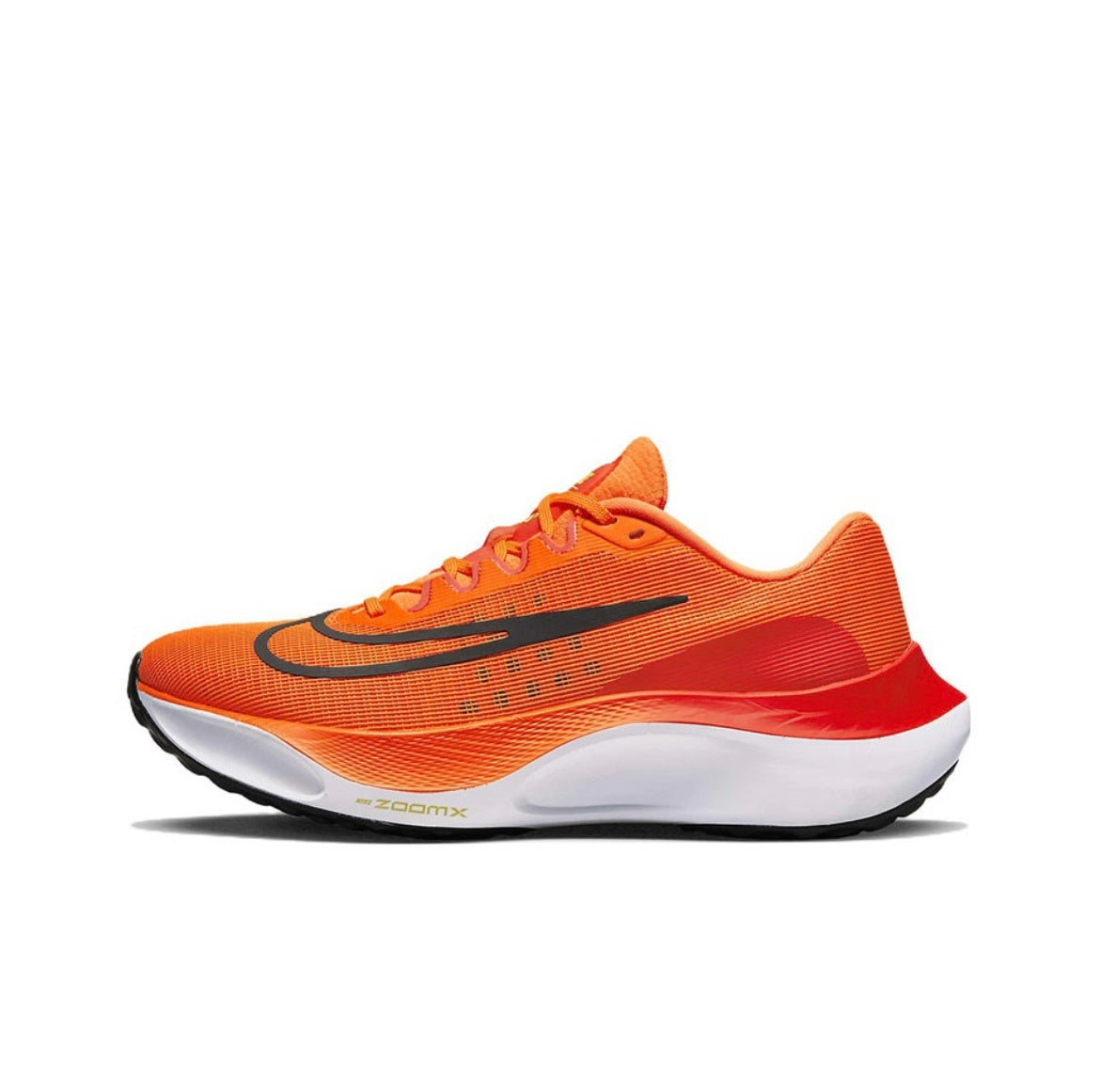 Nike Zoom Fly 5 Running Shoes in Orange Black DM8968-800 - product image from the listing.