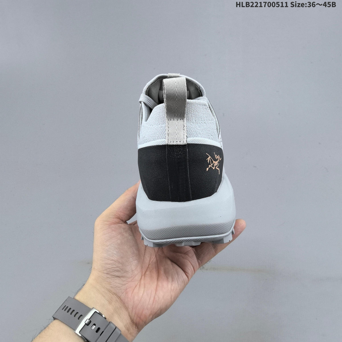 Arc'teryx Konseal Vertex Alpine M Trail Shoes, in Light Gray - product image from the listing.