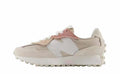 Women's New Balance U327WTL Sneakers in Beige and Pink - product image from the listing.