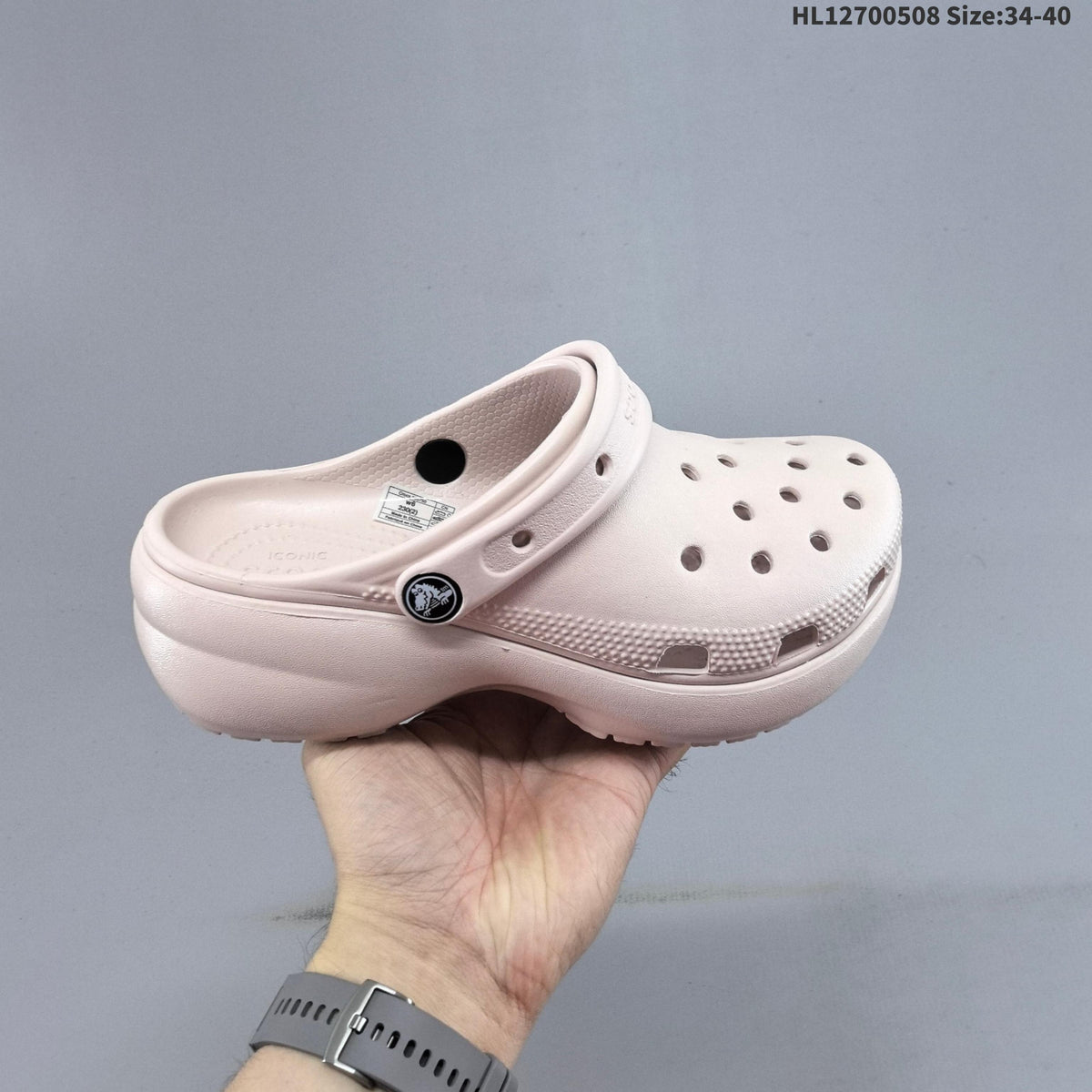 Classic Platform Clog with Ventilation Holes by Crocs - product image from the listing.