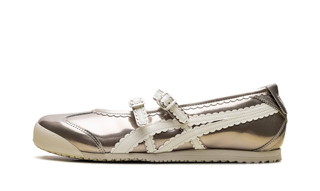 Onitsuka Tiger Mexico 66 Tgrs Wmns in Metallic Pack Champagne Cream 228275 - product image from the listing.