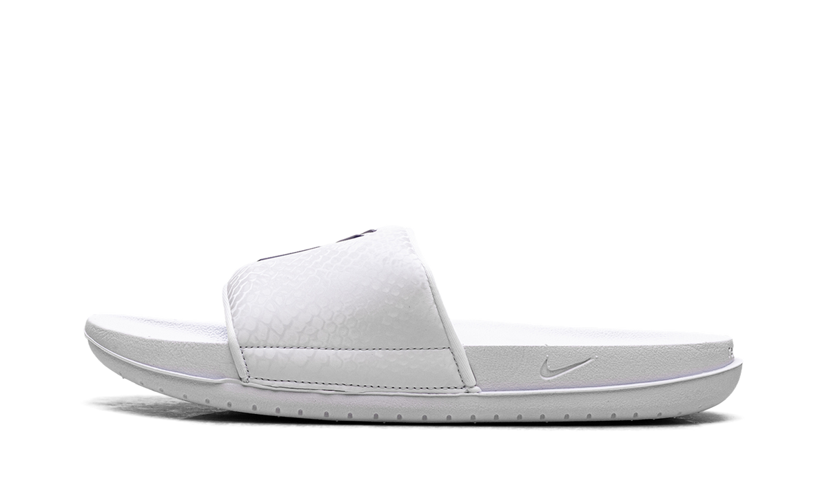 "Kobe - White / Court Purple" Offcourt Slide IF2870 101 - product image from the listing.