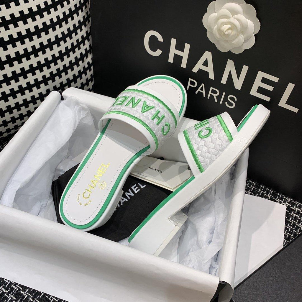 Sandals by Chanel - product photo shown in the listing for this item.