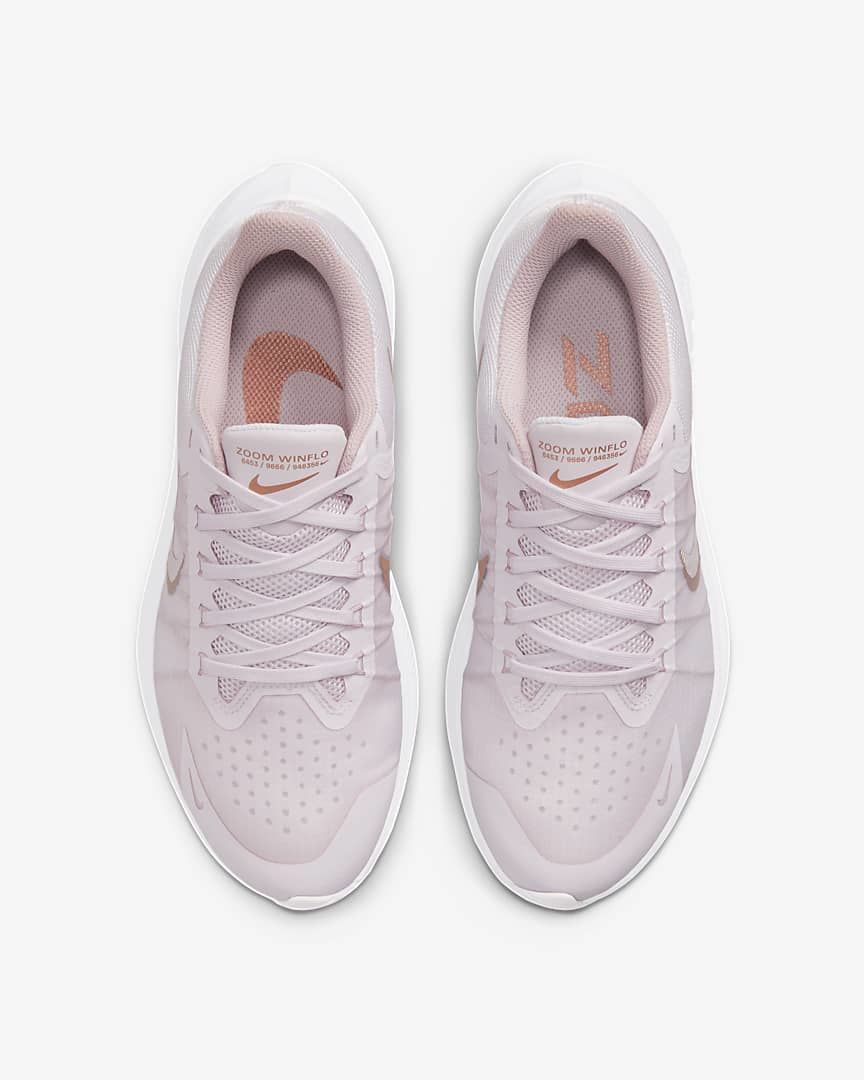 Nike Zoom Winflo 8 Running Shoes CW3421-500 in Pink - product image from the listing.