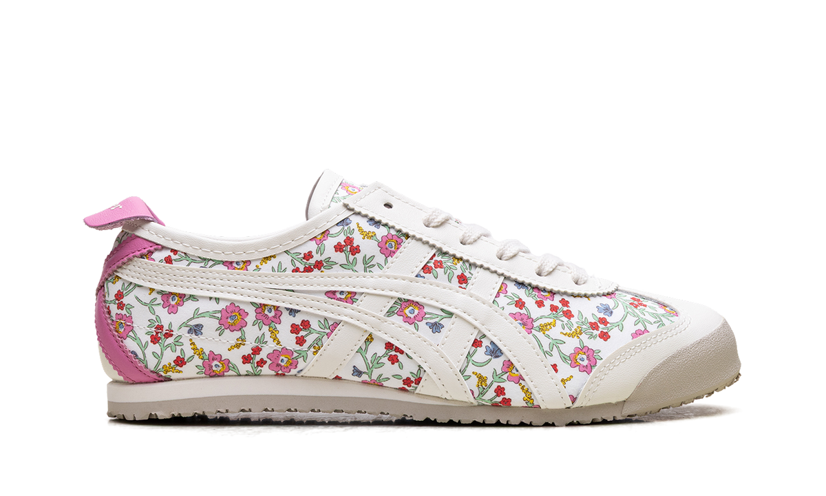 Onitsuka Tiger Mexico 66 in Cream Pink Floral 159275 - product image from the listing.