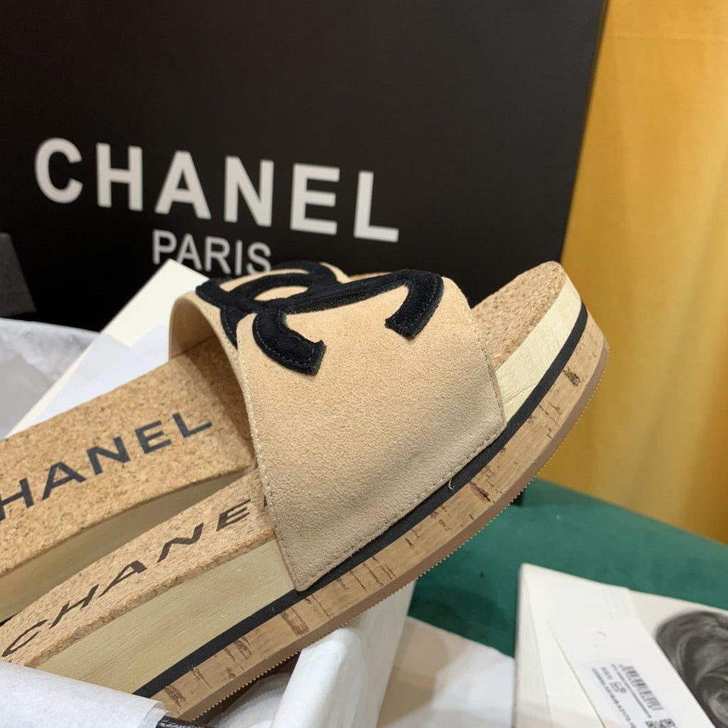 Sandals by Chanel - product photo shown in the listing for this item.