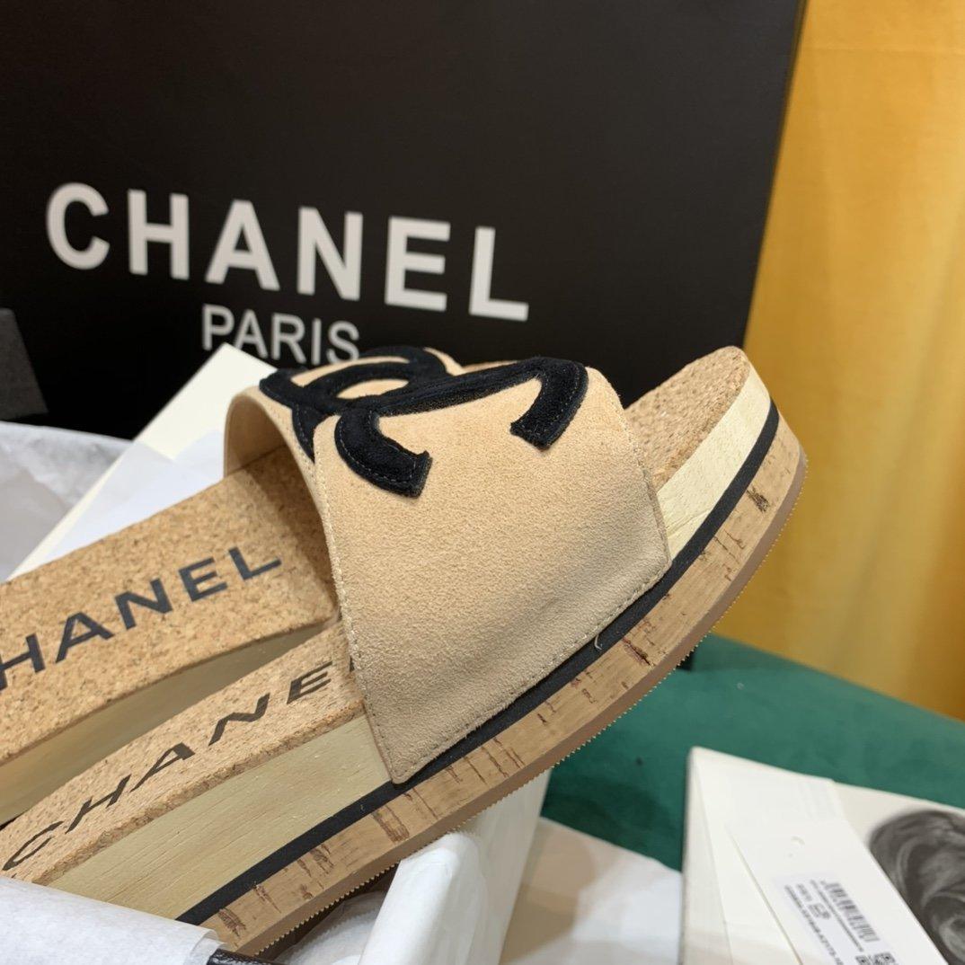 Sandals by Chanel - product photo shown in the listing for this item.