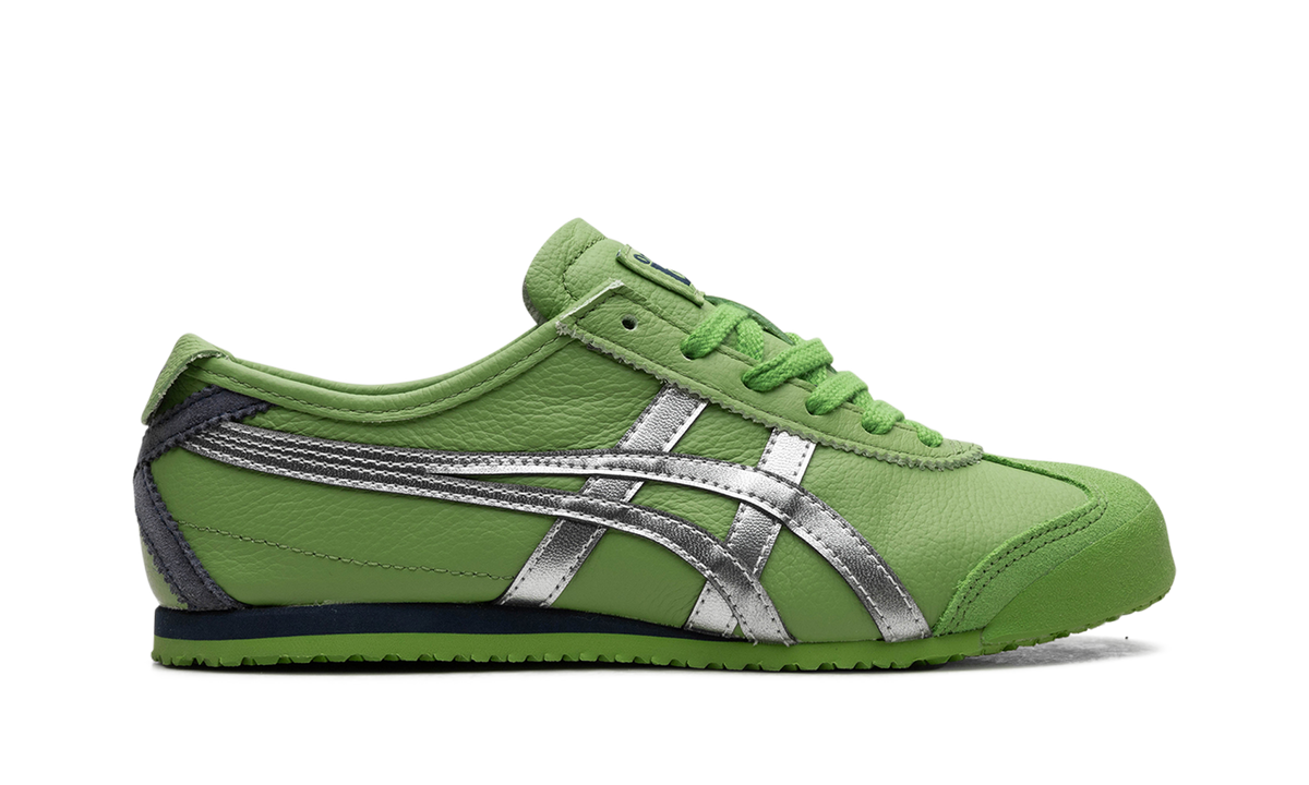 Onitsuka Tiger Mexico 66 Garden in Green Pure Silver 127116 - product image from the listing.