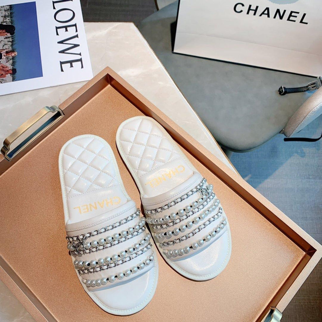 Sandals by Chanel - product photo shown in the listing for this item.