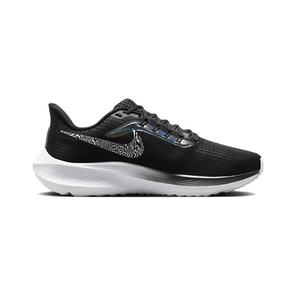 Nike Air Zoom Pegasus 39 Running Shoes in Black Silver DR9619-001 - product image from the listing.