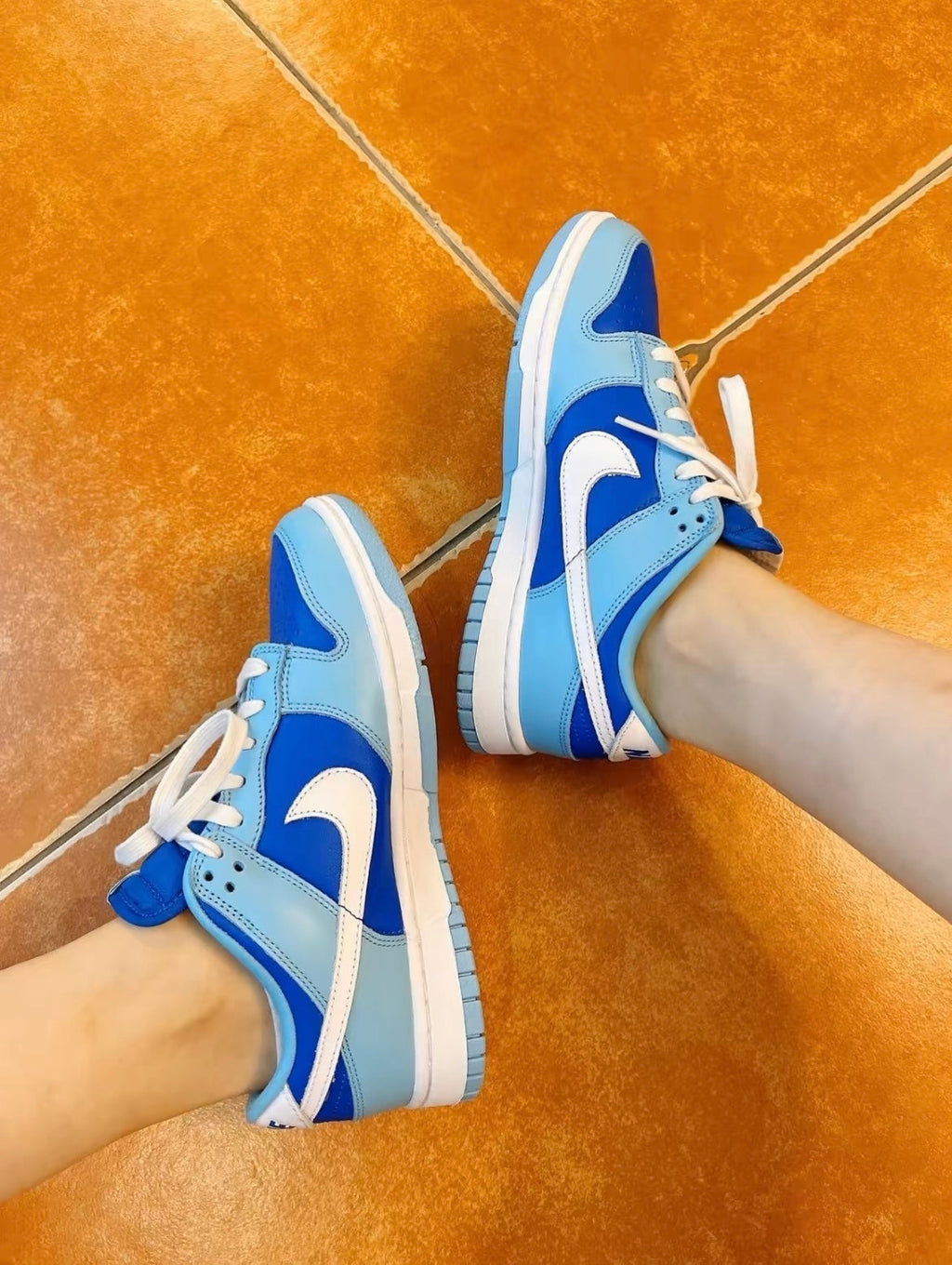 Nike Dunk Low Retro QS Argon Sneakers in Blue DN1431-001 - product image from the listing.