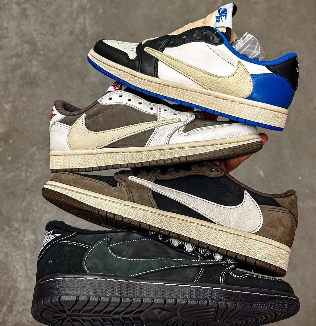 Jordan 1 Low OG Travis Scott Sneakers in Black DM7866-001 - product image from the listing.