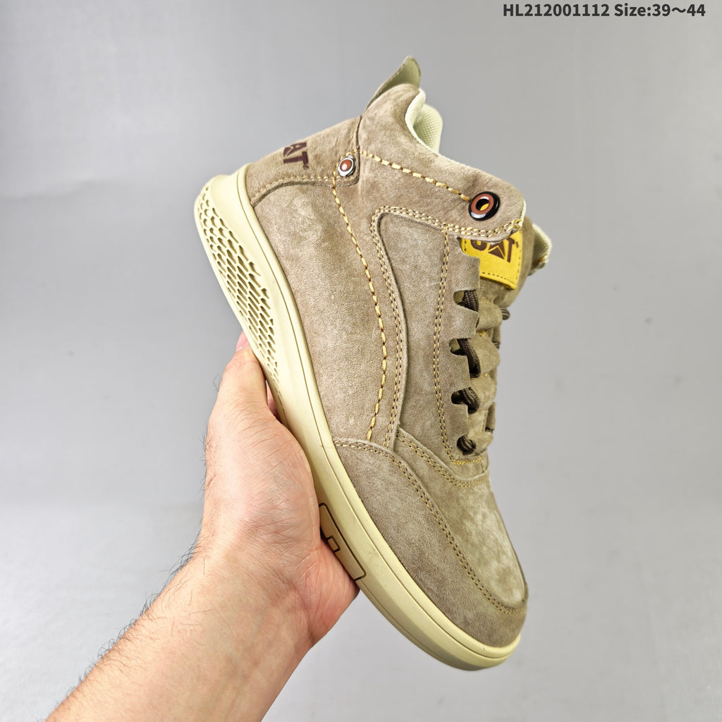 Taupe CAT Footwear High-Top Casual Boots - product image from the listing.