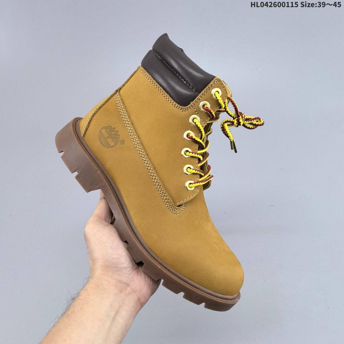 Timberland 6-Inch Style Lace-Up Boots, Wheat and in Brown - product image from the listing.