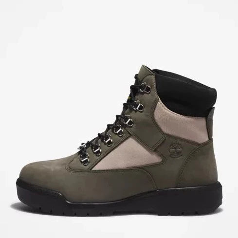 Timberland 6-INCH WATERPROOF FIELD BOOTS - DK GREEN/NUBUCK for Men - product image from the listing.