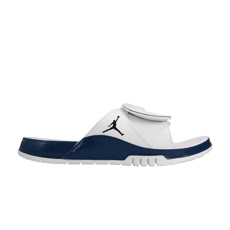 Jordan Hydro 11 Slide in White Navy - product image from the listing.