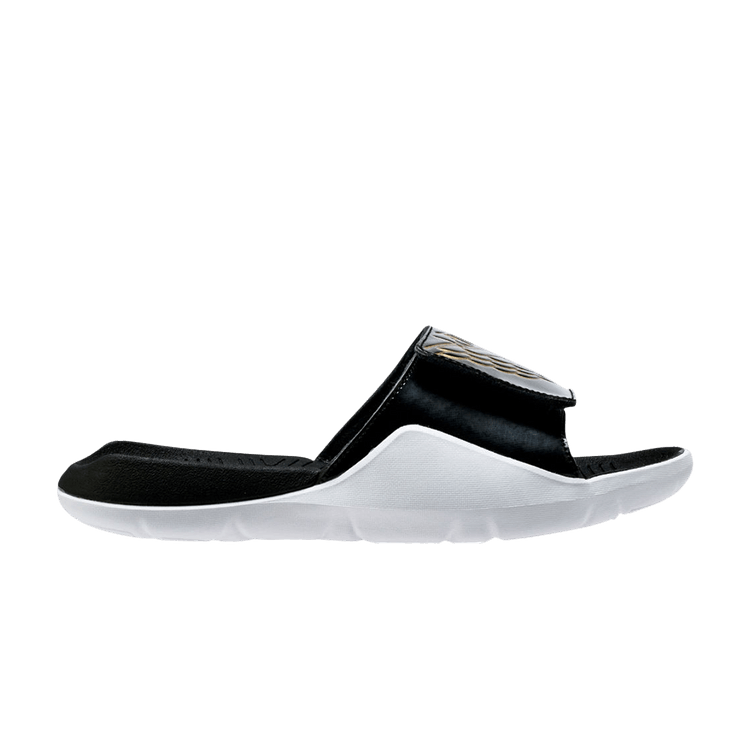 Jordan Hydro 7 Retro Slide in Black Gold - product image from the listing.