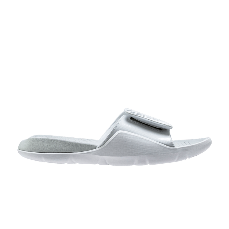 Jordan Hydro 7 Slide in White Pure Platinum - product image from the listing.