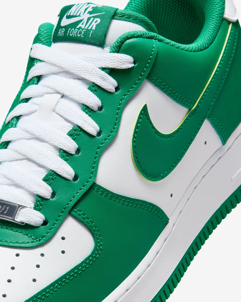 Nike Air Force 1 '07 - WHITE/MALACHITE for Men - product image from the listing.